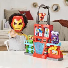 Hasbro HASG12595L0 - Iron Man HQ, caja electrónica infantil de Marvel Iron Man y sus increíbles amigos, a partir de 4 años