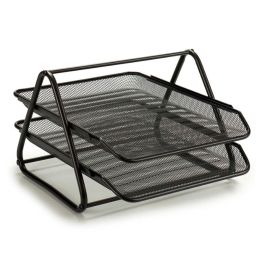 Bandeja clasificatoria Negro Metal 6 Unidades 30 X 34,5 X 21 cm