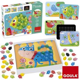 Goula Mosaico 53136 - Múltiples combinaciones con 6 láminas progresivas y 60 pivotes de madera Precio: 14.49999991. SKU: B1J66W8NFH