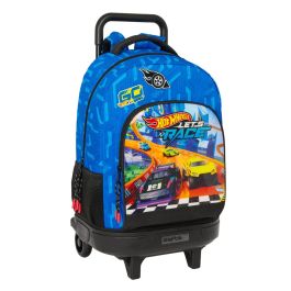 Mochila Escolar con Ruedas Hot Wheels Let's race Azul Negro 33 x 45 x 22 cm Precio: 67.69000029. SKU: B18BKN9HEA