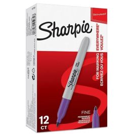 Sharpie Rotulador Permanente Fine, Morado (Pack de 12) (Set de 12) Precio: 14.49999991. SKU: B17LRHRK88