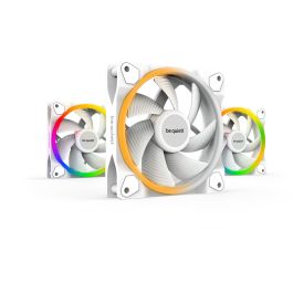 be quiet! Light Wings White 120mm PWM Triple Pack Ventilador RGB para Carcasa de Ordenador, 1700 RPM, 70.53 m³/h