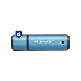 Kingston IronKey Vault Privacy 50 Stick USB 16GB Cifrado AES-256, FIPS 197, USB 3.2, Negro/Azul Precio: 119.68999955. SKU: B1AZDJQVAJ