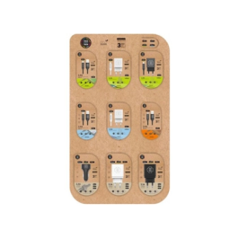 Tech on tech Expositor Sobremesa Cables y Cargadores Surtidos 27 Unidades Precio: 180.59000014. SKU: B18CCRPCRF