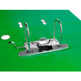 Liderpapel Archivador Folio 2 Anillas Mecanismo de Palanca 75mm Verde