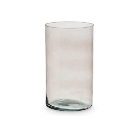 Jarrón de Cristal Cilíndrico Gris 17 cm x 30 cm - Giftdecor (4 Unidades) Jarrón de Cristal Cilíndrico Gris 17 cm x 30 cm - Giftdecor (4 Unidades)