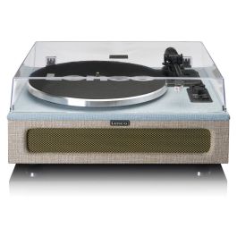 Lenco LS-440BUBG - Tocadiscos Vinilo con 4 Altavoces Integrados, Plato Giratorio