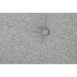 DKD Home Decor Sofá Cama Scandi de Poliéster y Rubberwood Gris 80 x 76 x 172 cm