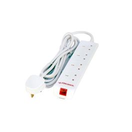 MicroConnect 4-way UK Surge Protected Power Strip 5M White Precio: 13.99674276. SKU: B1CYKJ3LSH