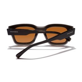 Hawkers CULTURE Gafas de Sol Polarizadas #Dark Grey Brown Unisex Diseño Cuadrado Lentes Anti-Deslumbramiento TR90 1 unidad