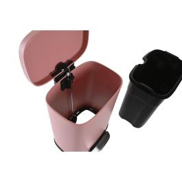 DKD Home Decor Papelera de Baño 5L con Cerrado Lento, Metal y PP, Acabado Mate, Melocotón, 29.5 cm Alto DKD Home Decor Papelera de Baño 5L con Cerrado Lento, Metal y PP, Acabado Mate, Melocotón, 29.5 cm Alto