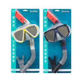 Bestway Conjunto Mascara y Tubo Junior Correa Anatomica Color Surtido +7 Años Playa y Piscina 24035 Bestway Conjunto Mascara y Tubo Junior Correa Anatomica Color Surtido +7 Años Playa y Piscina 24035