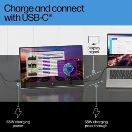 HP E14 G4 Monitor Portátil - Pantalla Brillante para Trabajar en Cualquier Lugar, Conexión USB-C