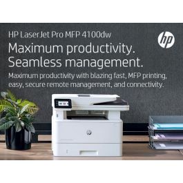 HP 4002dn Impresora Láser LaserJet Pro para Oficina Productividad Máxima, Impresión Ultrarrápida y Gestión Sencilla con Seguridad Dinámica