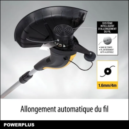 Powerplus POWXG30033 Bordeadora Eléctrica 500W, 320mm Diámetro, Herramientas de Jardín para Cortar Hierbas y Bordes