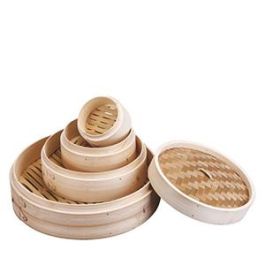 VOLLRATH PUJADAS Vaporera de bambú redonda para cocina al vapor, 15 cm de diámetro - Complemento de orfebrería Precio: 6.89999959. SKU: B1GPF2EWP7
