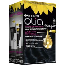 Garnier OLIA Coloración Permanente #1,10 Black Sapphire 4 pz - Tinte sin amoniaco Garnier OLIA Coloración Permanente #1,10 Black Sapphire 4 pz - Tinte sin amoniaco