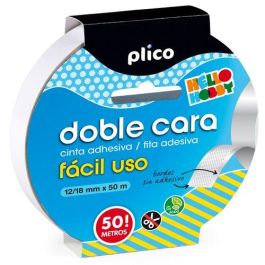 Plico Cinta Adhesiva Doble Cara Fácil Uso 50 m x 12/18 mm Para Manualidades Hogar y Escuela Precio: 10.50000006. SKU: B14ZV28BDM