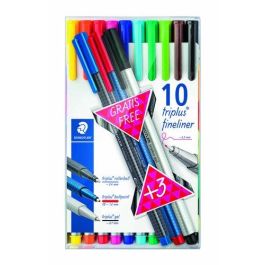 Rotulador Fibra Staedtler 334 Triplus Fineliner Estuche De 10 + 3 Uds.Color Pastel De Regalo Precio: 13.50000025. SKU: B16AD6X2QK