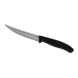 Set de Cuchillos para Carne Quttin Negro Plateado 11 cm 6 Piezas (12 Unidades) Set de Cuchillos para Carne Quttin Negro Plateado 11 cm 6 Piezas (12 Unidades)