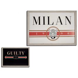 Cuadro Guilty Milan Surt Marco Crema 46X66Cm Giftdecor (6 Unidades) Precio: 118.94999985. SKU: B1FQBJEHKG