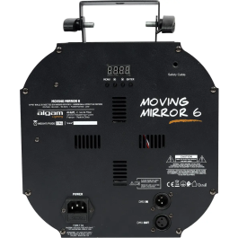 Algamlight Bola De Espejos Motorizada Efecto Profesional 9 Canales DMX Detección Música Automático 20W 2.9kg 320x320x110mm
