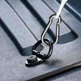 Edm Mosquetón bombero sin seguro msq01 Acero Galvanizado 9 x 90 mm