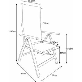 Silla de jardín de dos piezas - Fieldmann - FDZN 5018 Silla de jardín de dos piezas - Fieldmann - FDZN 5018