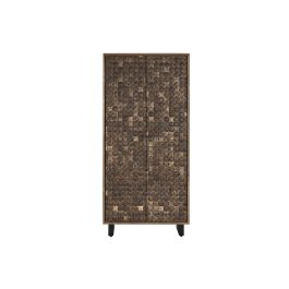 Armario Home ESPRIT madera de teca Fibra de coco 85 X 40 X 185 cm Armario Home ESPRIT madera de teca Fibra de coco 85 X 40 X 185 cm