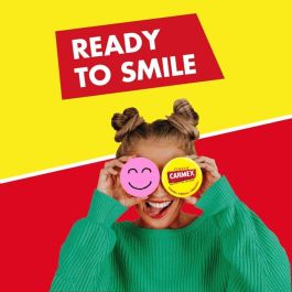 Carmex Bálsamo Labial Hidratante Sandía SPF 15 para Labios Agrietados, Secos y Dañados - Tarro 7.5g Uso Diario