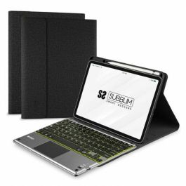 SUBBLIM Funda con Teclado KEYTAB Pro BT Touchpad Retroiluminado para iPad 10.9" 10a Gen Black