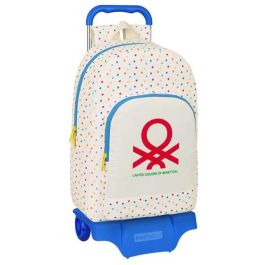 Mochila Escolar con Ruedas Benetton Topitos (30 x 46 x 14 cm) Precio: 36.49999969. SKU: S4308008