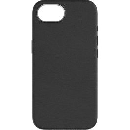 eSTUFF Funda Cuero Magnética INFINITE VENICE para iPhone 16 Negra - 86% Material Reciclado de Cáscara de Manzana