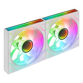 Mars Gaming MF-3DPROX2R Pack 2 Ventiladores 12cm ARGB Blancos