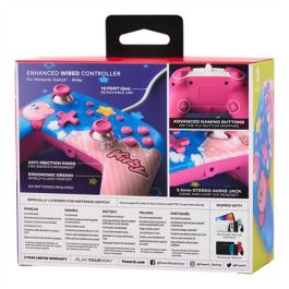 Enhanced Mando Con Cable Nintendo Switch Kirby POWER A NSGP0067-01