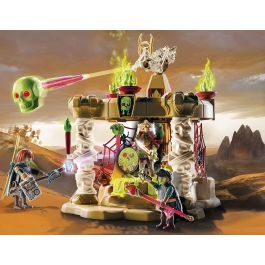 Playmobil Sal'Ahari Sands - Templo Del Skeleton King Sul'thanath con función de inducción, Omagus y Andowan