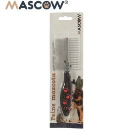 Peine para Mascota Mascow 21 cm - Acero y Poliéster, Colores Surtidos (24 Unidades) Peine para Mascota Mascow 21 cm - Acero y Poliéster, Colores Surtidos (24 Unidades)