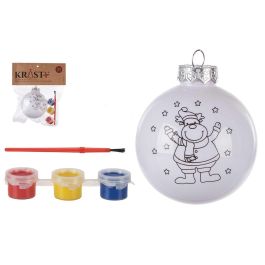 Bola Navideña Para Pintar 8Cm Con Pinturas Krist+ (24 Unidades) Precio: 35.50000003. SKU: B13MH8GHPP