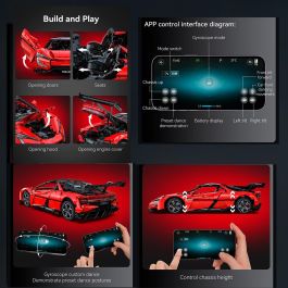 Cada Yangwang U9 1:8 Supercar 3671 Pzs C64011W