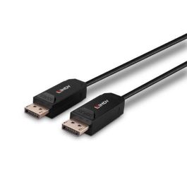 Lindy Cable DisplayPort 2.0 Fibra Óptica Híbrido 20m UHBR10 - Soporta 8K@60Hz/4K@144Hz para Instalaciones Profesionales