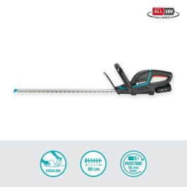 Gardena ComfortCut 60/18V P4A Cortasetos a batería 18V con batería y cargador, longitud de corte 60 cm, corte máximo 20 mm