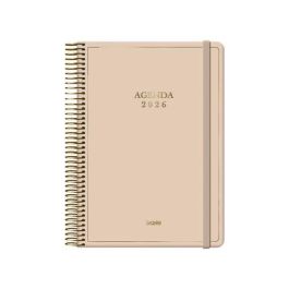 Agenda Anual (2026) Dohe Velvet Espiral Tapa Extra Con Goma 140X200 D/P Beige Precio: 17.5000001. SKU: B13S49KS7Y