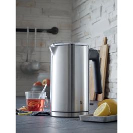 WMF 0413130011 Hervidor de Agua Lono, 1.6 L, 2400W, Acero Inoxidable, Indicador Nivel Agua, Protección Sobrecalentamiento