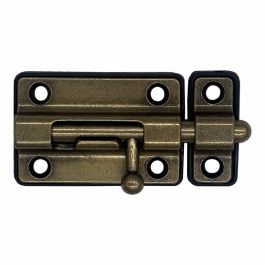 Pestillo de puerta EDM 85524 Marrón claro 50 mm