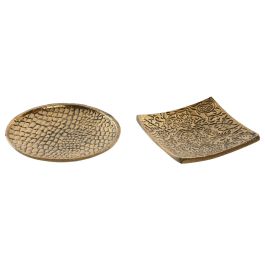Bandeja Vaciabolsillos Colonial DKD Home Decor Dorado 13 x 2 x 13 cm (6 Unidades) Precio: 22.94999982. SKU: B1A8SVSMHK