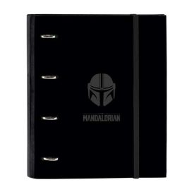 Carpeta Con Recambio Safta Din A4 Tapa Forrada 100 H 60 gr Cuadro 5 mm The Mandalorian Teen 270x35x320