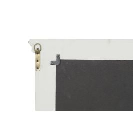 DKD Home Decor Espejo Vintage de Pared Blanco 125x76 cm (Ancho x Alto) con 12 cm de Fondo, Marco de Abeto y MDF