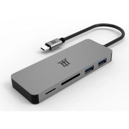 Maillon Technologique Premium MTHUB5 base para portátil y replicador de puertos USB 3.2 Gen 2 (3.1 Gen 2) Type-C Aluminio, Gris Precio: 38.50000022. SKU: S5602494