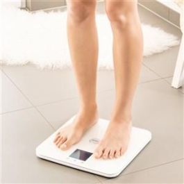 Beurer BF-950 Báscula Digital Diagnóstica Blanca de Vidrio con IMC y Función Bluetooth