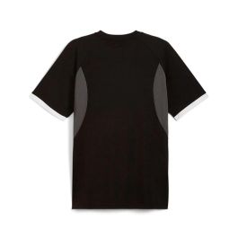 Camiseta de Fútbol de Manga Corta Hombre Puma Individual liga Negro S